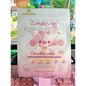 The Creme Shop x Pimple Patches Strawberry Sweetie Hydrocolloid Acne Blemish Cow